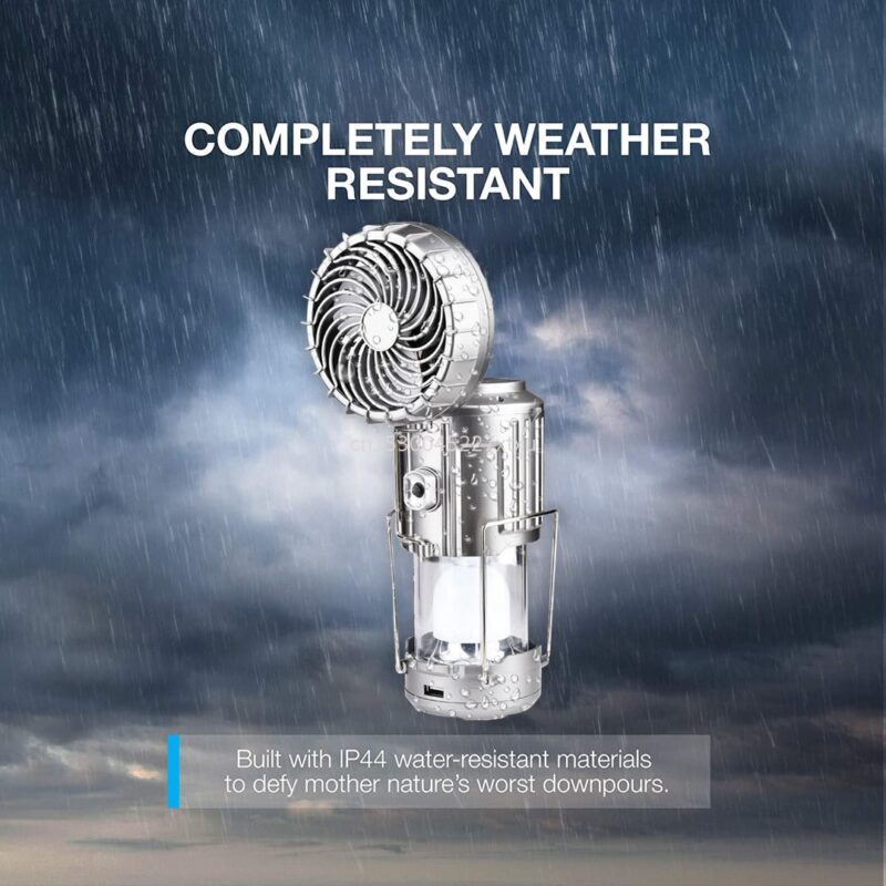 Portable LED Camping Lantern with Fan - Image 3