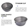 Titanium Camping Bowl - Image 3