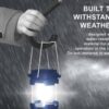 Solar Camping Lanterns - Rechargeable LED Solar Lantern - Image 3