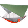 Waterproof sunshade canopy anti-mosquito net hammock package Wild camping aerial swing hammock special shooting link - Image 8