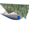 Waterproof sunshade canopy anti-mosquito net hammock package Wild camping aerial swing hammock special shooting link - Image 9