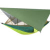 Waterproof sunshade canopy anti-mosquito net hammock package Wild camping aerial swing hammock special shooting link - Image 11