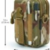 Tactical MOLLE Military Pouch & Waist Bag for Hiking & Outdoor Activities - Image 50