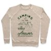 CAMPING IS THE ANSWER CREWNECK SWEATSHIRT - Image 3