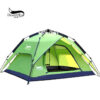 Outdoor 3-4 people double-layer automatic tent, rainstorm-proof camping tent, free construction and quick opening camping tent