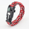 Outdoor Distress Whistle Bracelet Flintstone Camping Equipment Survival Bracelet Compass Seven Core Umbrella Cord Hand Strap - Image 11