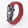 Outdoor Distress Whistle Bracelet Flintstone Camping Equipment Survival Bracelet Compass Seven Core Umbrella Cord Hand Strap - Image 6