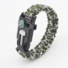 Outdoor Distress Whistle Bracelet Flintstone Camping Equipment Survival Bracelet Compass Seven Core Umbrella Cord Hand Strap - Image 8