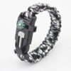 Outdoor Distress Whistle Bracelet Flintstone Camping Equipment Survival Bracelet Compass Seven Core Umbrella Cord Hand Strap - Image 7