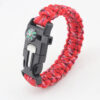 Outdoor Distress Whistle Bracelet Flintstone Camping Equipment Survival Bracelet Compass Seven Core Umbrella Cord Hand Strap - Image 19