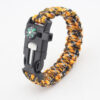 Outdoor Distress Whistle Bracelet Flintstone Camping Equipment Survival Bracelet Compass Seven Core Umbrella Cord Hand Strap - Image 4
