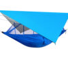 Waterproof sunshade canopy anti-mosquito net hammock package Wild camping aerial swing hammock special shooting link - Image 6