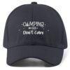Camping Hair Don't Care Hat -SmartPrintsInk Designs