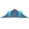 Camping Tent 6 Persons Blue and Light Blue - Image 4