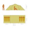Camping Tent 6 Persons Blue and Light Blue - Image 11