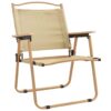 Camping Chairs 2 pcs Beige 21.3"x21.7"x30.7" Oxford Fabric - Image 3