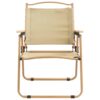 Camping Chairs 2 pcs Beige 21.3"x21.7"x30.7" Oxford Fabric - Image 4