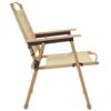 Camping Chairs 2 pcs Beige 21.3"x21.7"x30.7" Oxford Fabric - Image 5