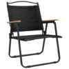 Camping Chairs 2 pcs Black 21.3"x21.7"x30.7" Oxford Fabric - Image 3