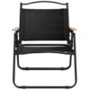Camping Chairs 2 pcs Black 21.3"x16.9"x23.2" Oxford Fabric - Image 4