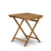 SECN3C5NA 3-Pc Wood Patio Dining Set Consists of a Folding Outdoor Table and 2 Outdoor Camping Chairs - Natural Oil Finish - Image 3