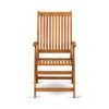 SECN3C5NA 3-Pc Wood Patio Dining Set Consists of a Folding Outdoor Table and 2 Outdoor Camping Chairs - Natural Oil Finish - Image 5