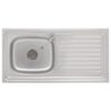 Camping Sink Single Basin with Tap Stainless Steel - Image 5