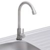 Camping Sink Single Basin with Tap Stainless Steel - Image 6
