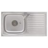 Camping Sink Single Basin with Tap Stainless Steel - Image 5