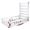 50 x 29.5 x 8.7 inch Hitch Cargo Carrier, 500lbs Capacity Trailer Hitch Mounted Cargo Basket, Aluminum Luggage Carrier Rack with Folding Ramp, Fits 2" Hitch Receiver for SUV Truck Pickup Camping - Image 2