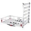 50 x 29.5 x 8.7 inch Hitch Cargo Carrier, 500lbs Capacity Trailer Hitch Mounted Cargo Basket, Aluminum Luggage Carrier Rack with Folding Ramp, Fits 2" Hitch Receiver for SUV Truck Pickup Camping - Image 10