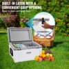 Insulated Portable Cooler, 52 qt, Holds 50 Cans, Ice Retention Hard Cooler with Heavy Duty Handle, Ice Chest Lunch Box for Camping, Beach, Picnic, Travel, Outdoor, Keeps Ice for up to 6 Days - Image 5