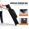 Pop Up Canopy Tent, 10 x 10 ft, 250 D PU Silver Coated Tarp, with Portable Roller Bag and 4 Sandbags, Waterproof and Sun Shelter Gazebo for Outdoor Party, Camping, Commercial Events, Dark Gray - Image 5