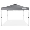 Pop Up Canopy Tent, 10 x 10 ft, 250 D PU Silver Coated Tarp, with Portable Roller Bag and 4 Sandbags, Waterproof and Sun Shelter Gazebo for Outdoor Party, Camping, Commercial Events, Dark Gray - Image 11