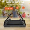 23 inch Portable Charcoal Grill, Flat Top Propane Gas Grills, Compact Foldable Grill, Heavy Duty Steel BBQ Grill, Mini Smoker for Travel, Outdoor Cooking, Barbecue Camping, Picnic, Patio Black - Image 3