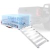 50 x 29.5 x 8.7 inch Hitch Cargo Carrier, 500lbs Capacity Trailer Hitch Mounted Cargo Basket, Aluminum Luggage Carrier Rack with Folding Ramp, Fits 2" Hitch Receiver for SUV Truck Pickup Camping - Image 12