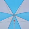 Beach Umbrella Shelter Blue and White 70.9" Fabric - Image 3