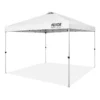 Pop Up Canopy Tent, 10 x 10 ft, 250 D PU Silver Coated Tarp, with Portable Roller Bag and 4 Sandbags, Waterproof and Sun Shelter Gazebo for Outdoor Party, Camping, Commercial Events, White - Image 2