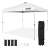 Pop Up Canopy Tent, 10 x 10 ft, 250 D PU Silver Coated Tarp, with Portable Roller Bag and 4 Sandbags, Waterproof and Sun Shelter Gazebo for Outdoor Party, Camping, Commercial Events, White - Image 12