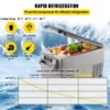 Portable Refrigerator 37 Quart(35 Liter),12 Volt Refrigerator App Control(-4~68), Car Refrigerator Dual Zone with 12/24v DC & 110-240v AC for Camping, Travel, Fishing, Outdoor or Home Use - Image 3
