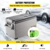 Portable Refrigerator 37 Quart(35 Liter),12 Volt Refrigerator App Control(-4~68), Car Refrigerator Dual Zone with 12/24v DC & 110-240v AC for Camping, Travel, Fishing, Outdoor or Home Use - Image 5