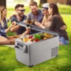 Portable Refrigerator 37 Quart(35 Liter),12 Volt Refrigerator App Control(-4~68), Car Refrigerator Dual Zone with 12/24v DC & 110-240v AC for Camping, Travel, Fishing, Outdoor or Home Use - Image 7