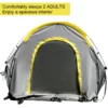 Truck Tent 5-5.2 Truck Bed Tent, Full-Size Pickup Tent, Waterproof Truck Camper, 2 Mesh Windows, Easy To Setup Truck Tents For Camping, Hiking, Fishing, Grey Color - Image 2