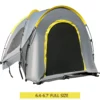 Truck Tent 5-5.2 Truck Bed Tent, Full-Size Pickup Tent, Waterproof Truck Camper, 2 Mesh Windows, Easy To Setup Truck Tents For Camping, Hiking, Fishing, Grey Color - Image 7