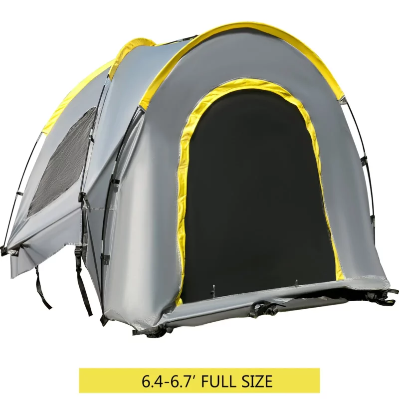 VEVOR Truck Tent 5-5.2 Truck Bed Tent, Full-Size Pickup Tent, Waterproof Truck Camper, 2 Mesh Windows, Easy To Setup Truck Tents For Camping, Hiking, Fishing, Grey Color - Image 7