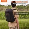 Cooler Backpack, 28 Cans Backpack Cooler Leakproof, Waterproof Insulated Backpack Cooler, Lightweight Beach Cooler Bag with Shoulder Padding and Mesh Pocket for Hiking, Camping, BBQ, Black