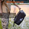 Cooler Backpack, 28 Cans Backpack Cooler Leakproof, Waterproof Insulated Backpack Cooler, Lightweight Beach Cooler Bag with Shoulder Padding and Mesh Pocket for Hiking, Camping, BBQ, Black - Image 3