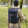Cooler Backpack, 28 Cans Backpack Cooler Leakproof, Waterproof Insulated Backpack Cooler, Lightweight Beach Cooler Bag with Shoulder Padding and Mesh Pocket for Hiking, Camping, BBQ, Black - Image 7
