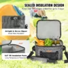 Soft Cooler Bag, 16 Cans Soft Sided Cooler Bag Leakproof with Zipper, Waterproof Soft Cooler Insulated Bag, Lightweight & Portable Collapsible Cooler for Beach, Hiking, Picnic, Camping, Travel