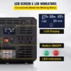 Power Inverter, 5000W Modified Sine Wave Inverter, DC 12V to AC 120V Car Converter, with LCD Remote Controller, LED Indicator, AC Outlets Inverter for Truck RV Car Boat Travel Camping Emergency - Image 3